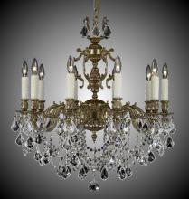 American Brass & Crystal CH9562-A-01G-PI - Ten Light Chandelier